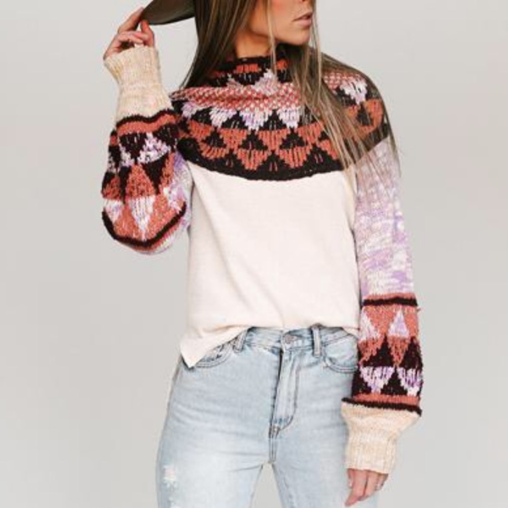 Free People Swit the Small Stuff Sweater